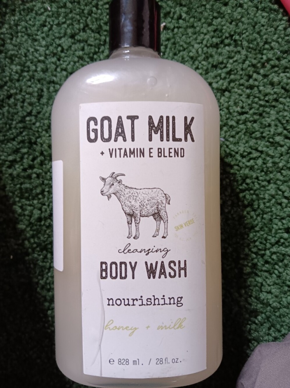 Goat Milk + Vitamin E Nourishing Body Wash - Cream 28oz